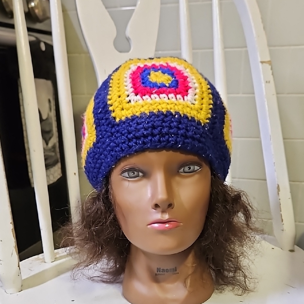 Colorful Crochet Beanie